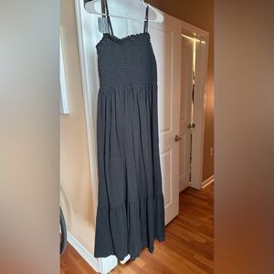 Anthropologie Black Maxi Dress
